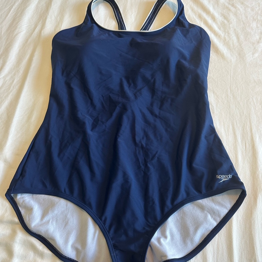 Speedo Women's Navy One Piece Swimsuit